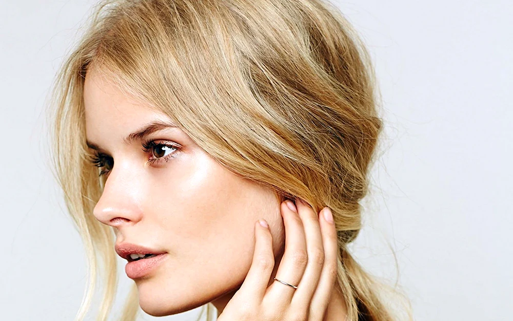 Blondes Haar