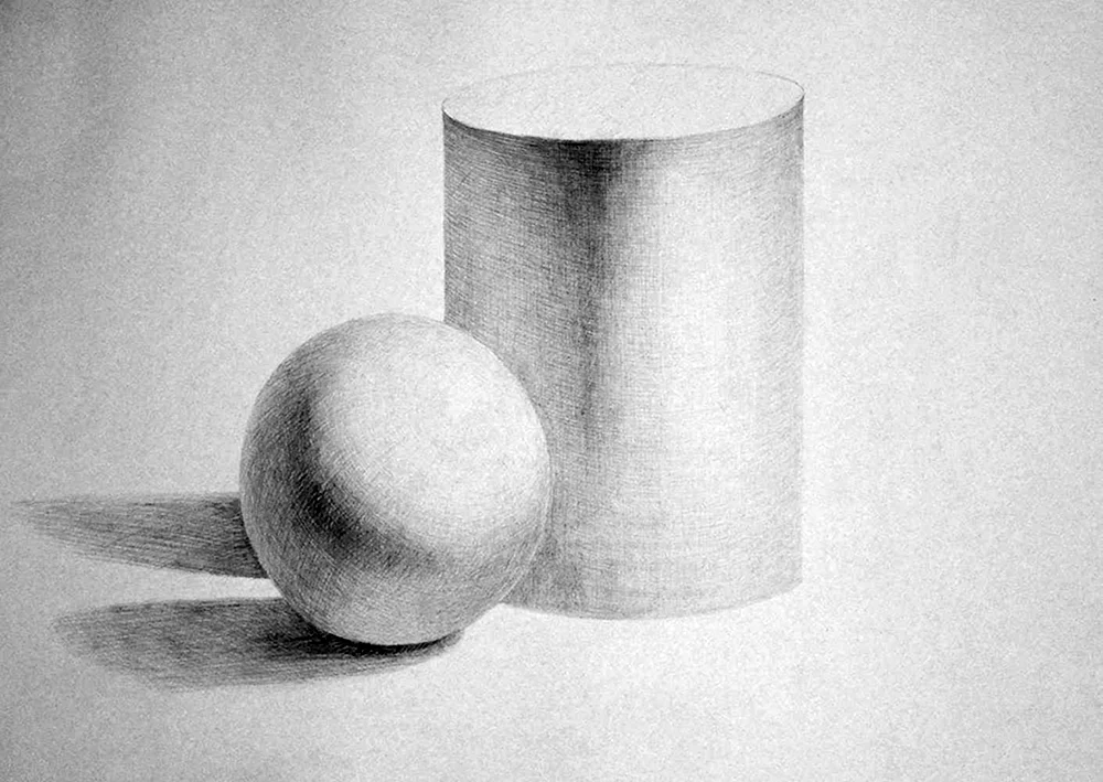Lichtschatten Kugel Kegel Zylinder Würfel