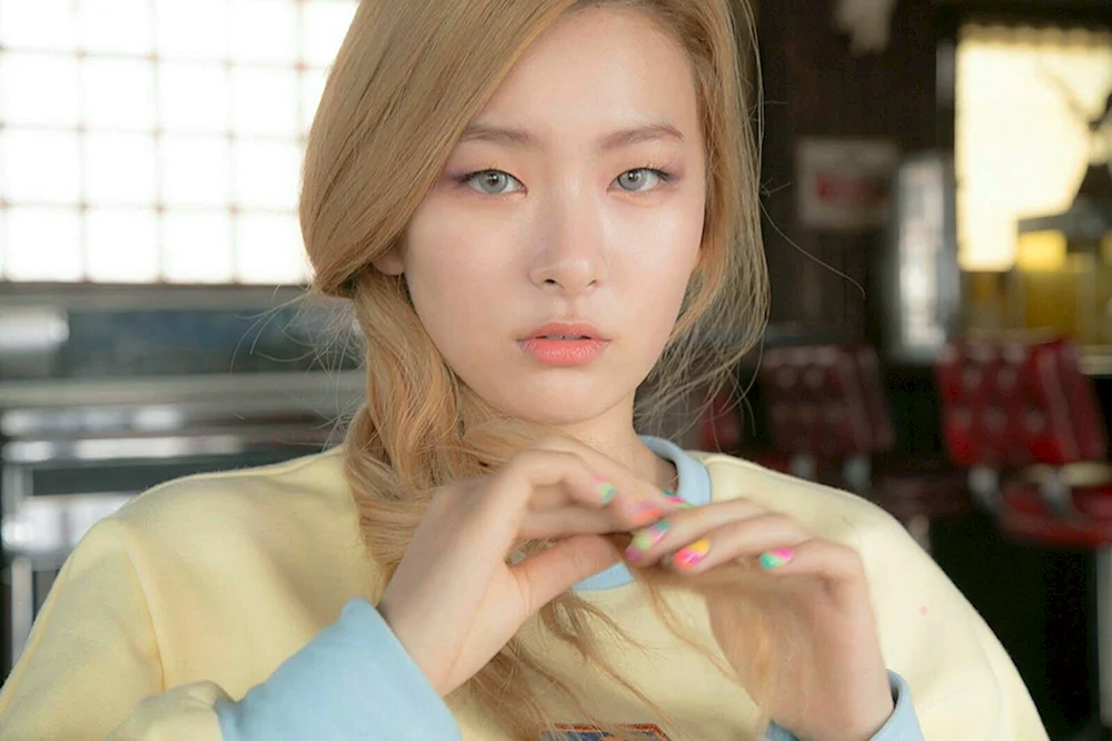 Seulgi roter Samt