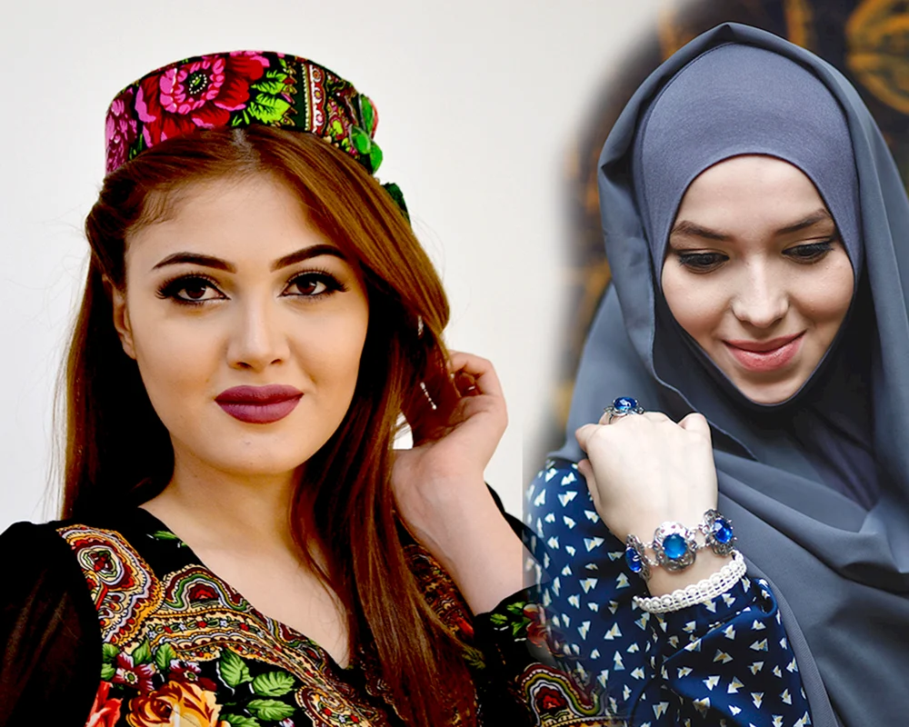 Mädchen aus Tadschikistan. Tadschikistan