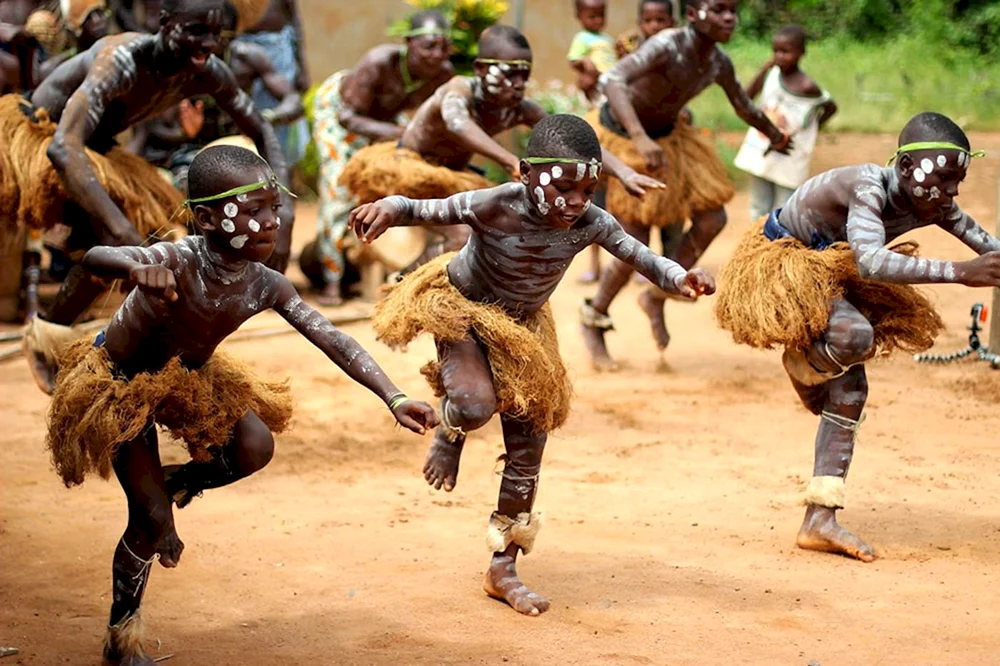 Rituelle Tänze der Völker Afrikas