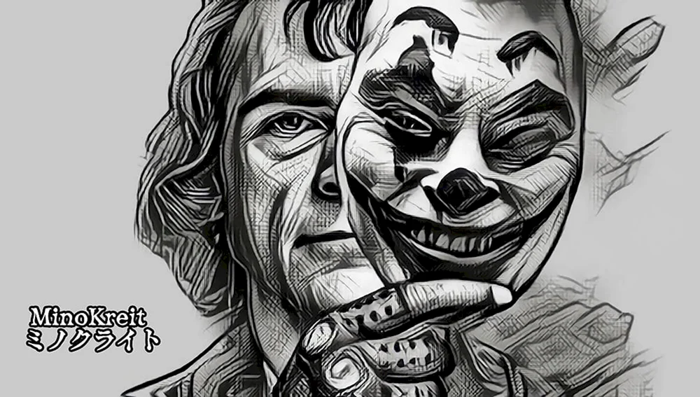 Joker Zeichnung