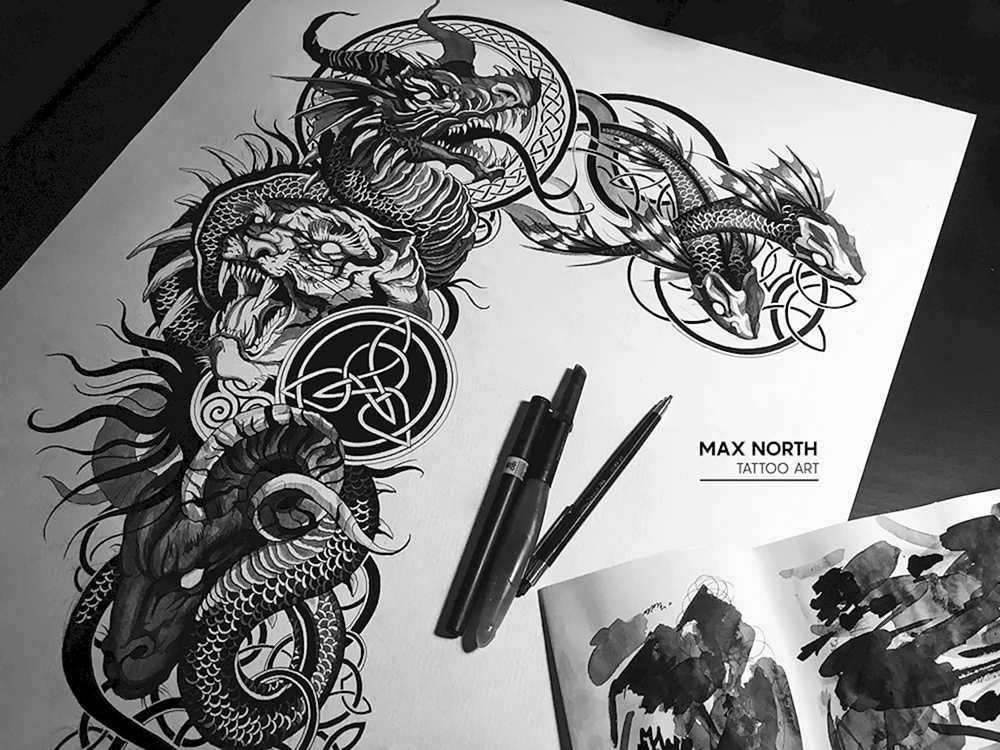 Dotwork-Stil