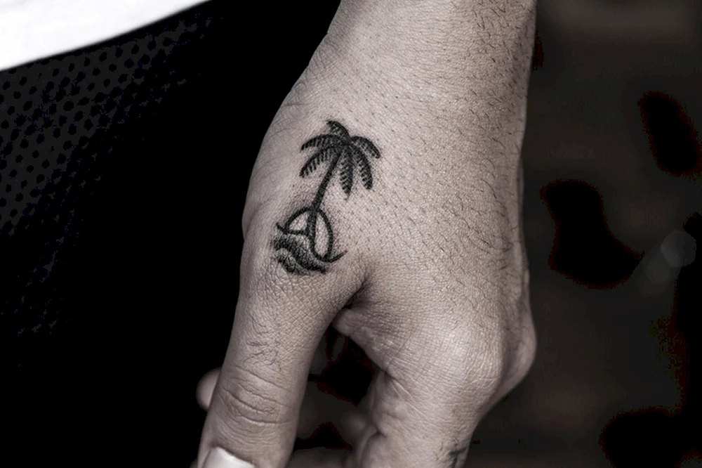 Kleine Henna Tattoos für Männer