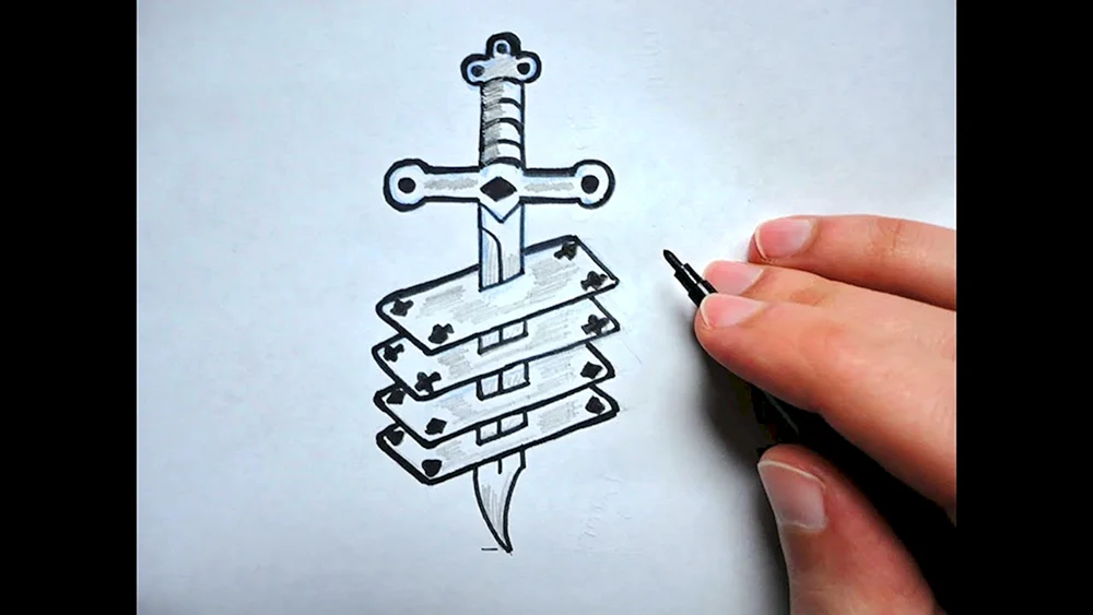 Skizzen von kleinen Tattoos