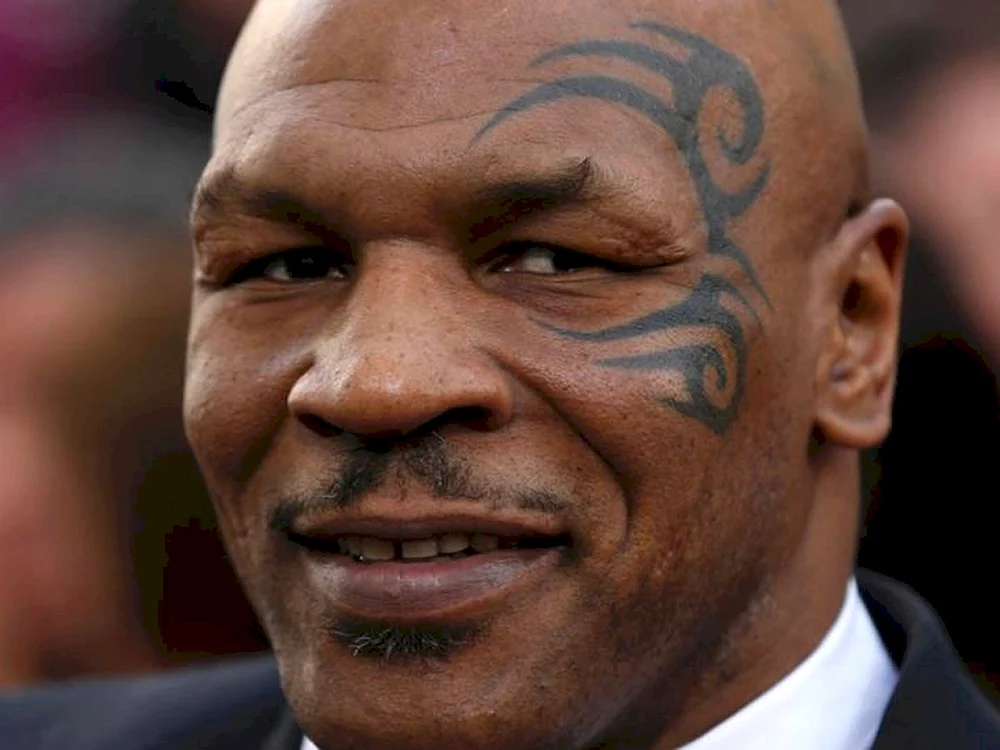 Mike Tysons Tattoo im Gesicht