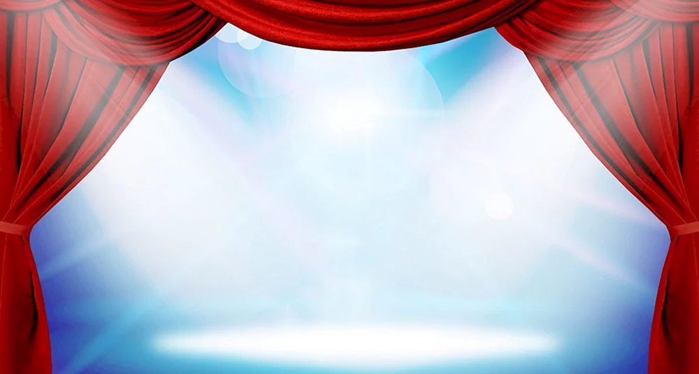 Theaterhintergrund für Präsentation