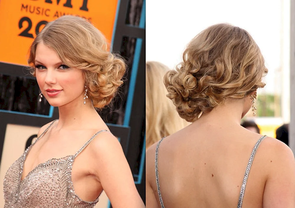 Taylor Swift mit Locken
