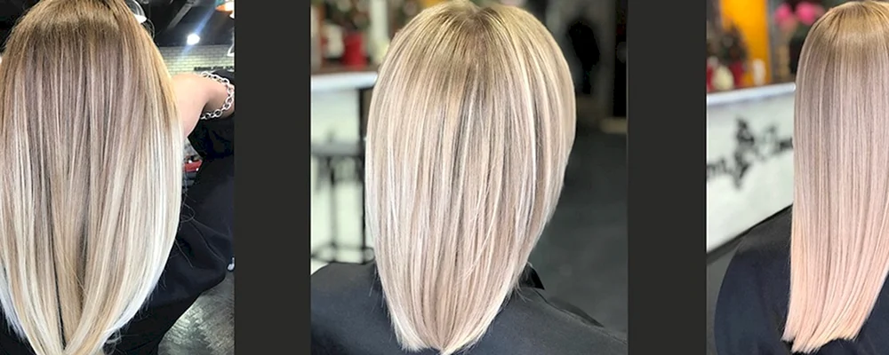 AIRTOUCH Touchfärbung auf blondem Haar