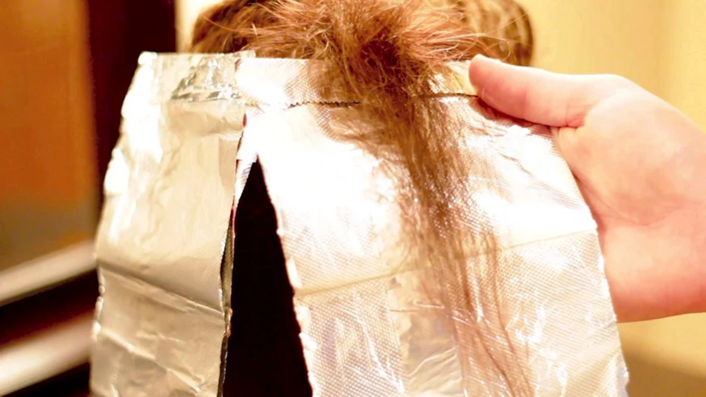 Balayage Färbung für langes blondes Haar