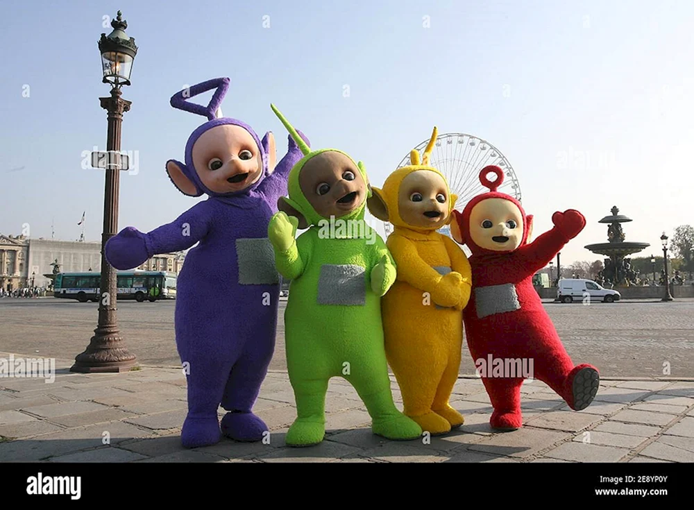 Die Teletubbies Zeichentrickfilm. winky Lyalya