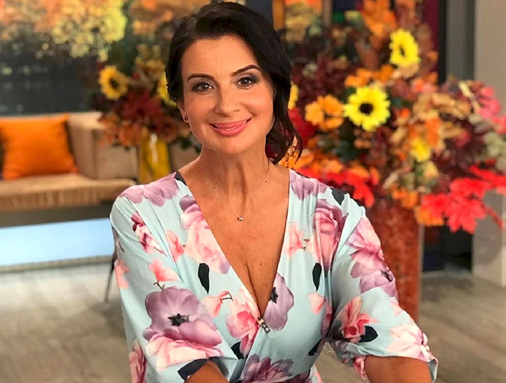 Fernsehmoderatorin Ekaterina Strizhenova