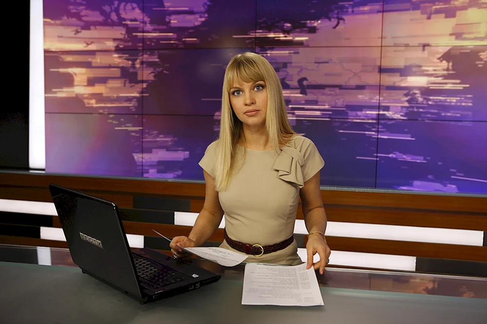 Fernsehmoderatorin Olga Bashmarova