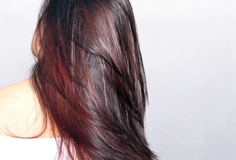 Graues gefärbtes Haar