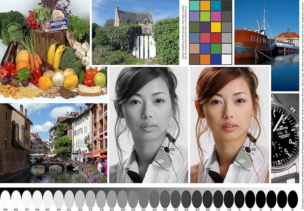Epson 6-Farben-Druckertest