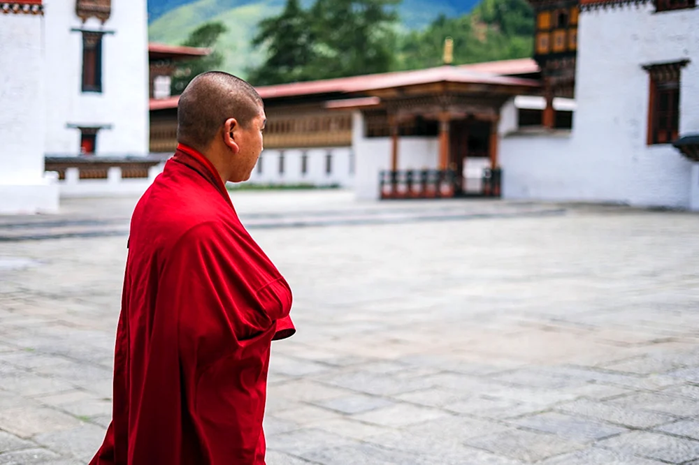 Tibetischer Mönch Buddhistischer Einsiedler