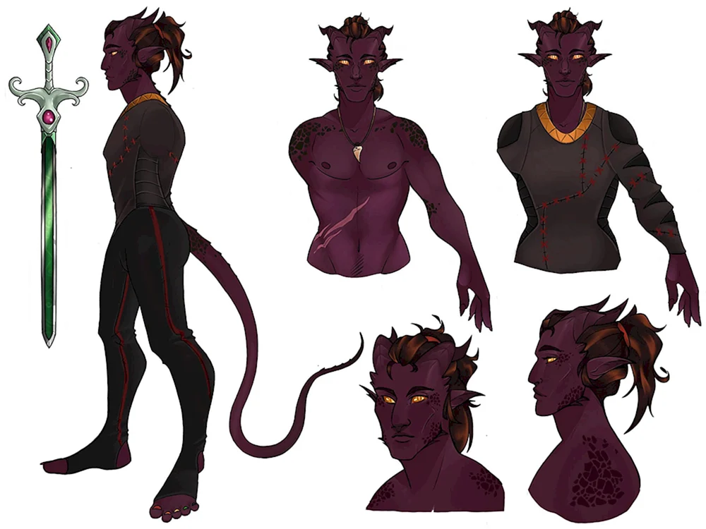 Tiefling Typhling DND 5