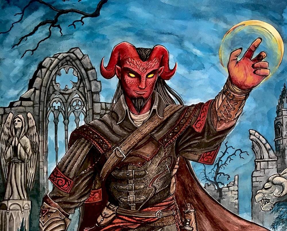 Tifling Zauberer DND