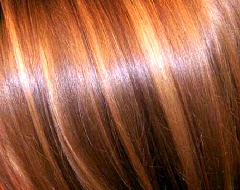 Kupfer-Ombré-Balayage