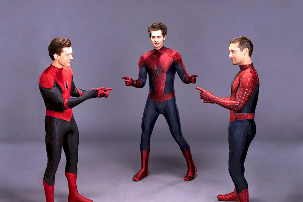 Toby Maguire Andrew Garfield und Tom Holland