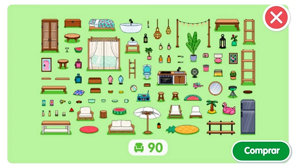 Toca boca Papiermöbel