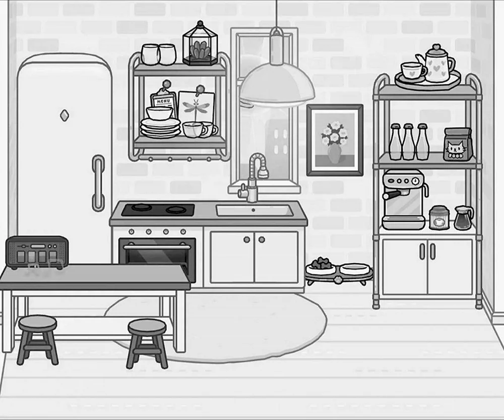 Papierhaus Schlafzimmer