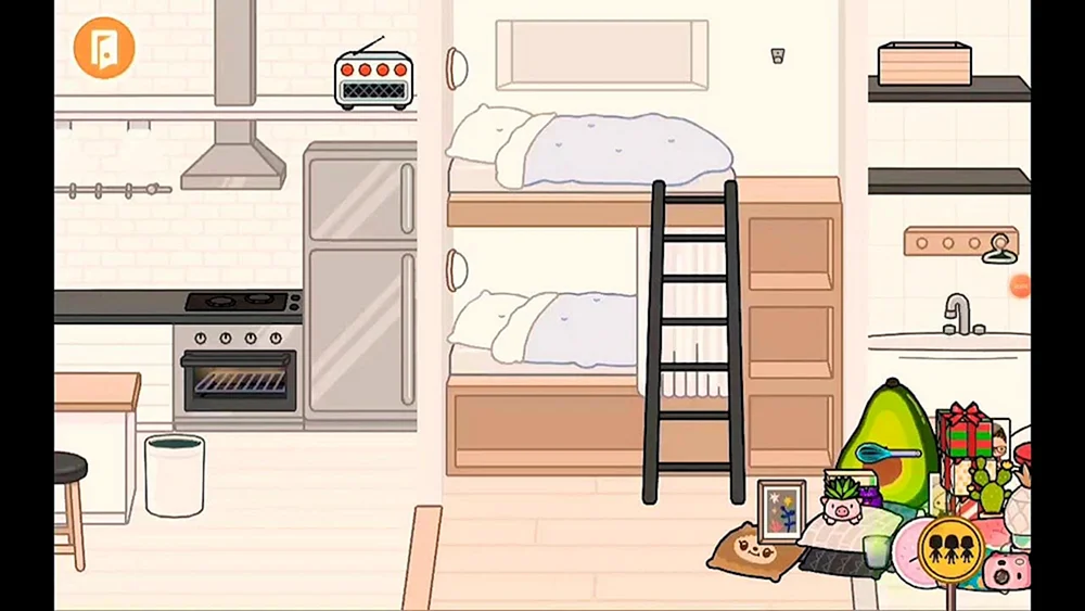 Doca Nebenzimmer zum Ausmalen von Möbeln
