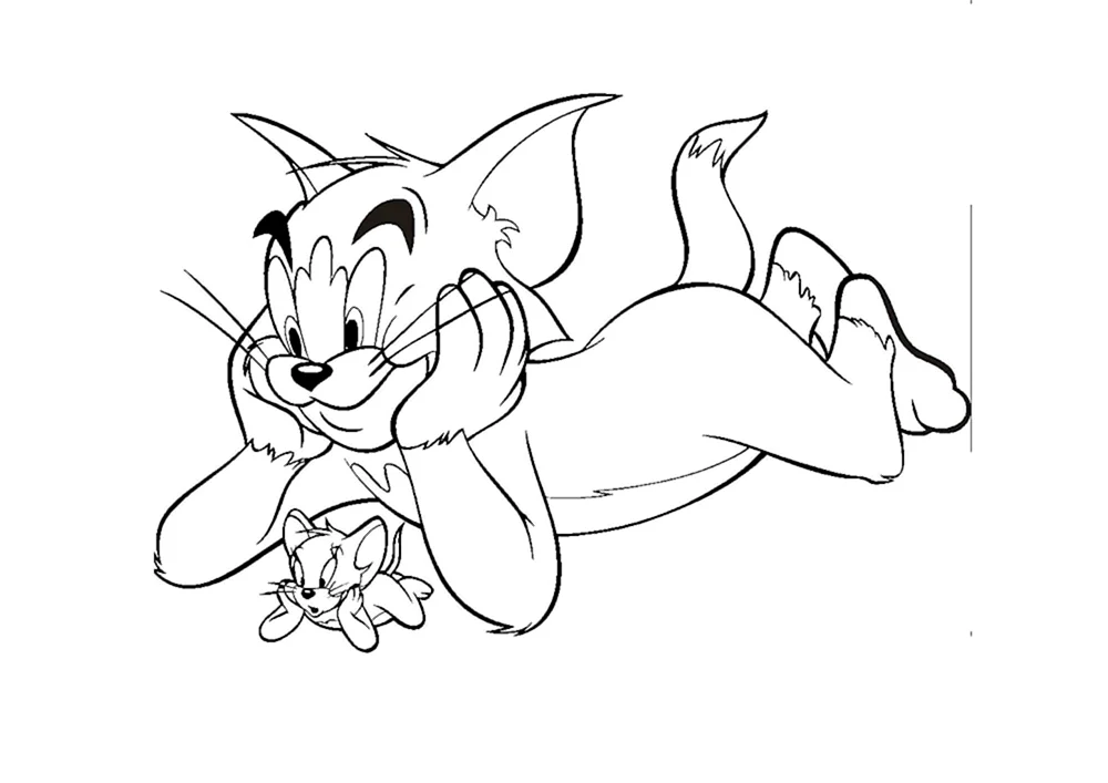 Tom und Jerry. Ausmalen