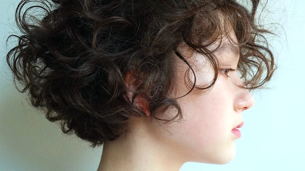 Tomboy-Bob für lockiges Haar