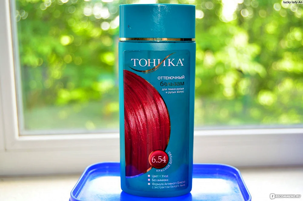 Tonika 5.35 roter Bernstein auf dunklem Haar