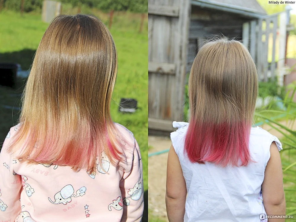 Lachsfarbene Frisuren für Jungen