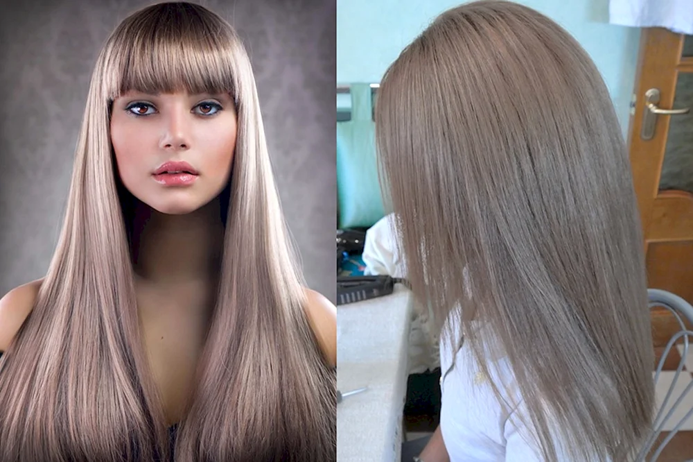 Tönung aschblond