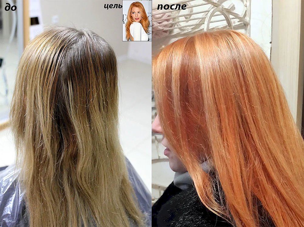 Henna für blondes Haar