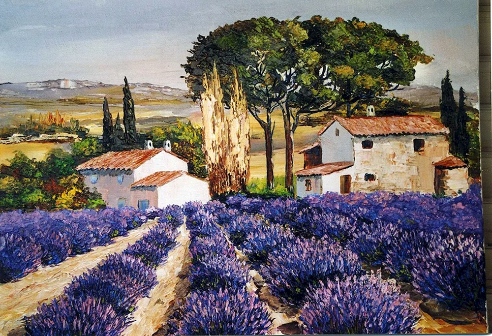 Toskana Provencal Landschaft