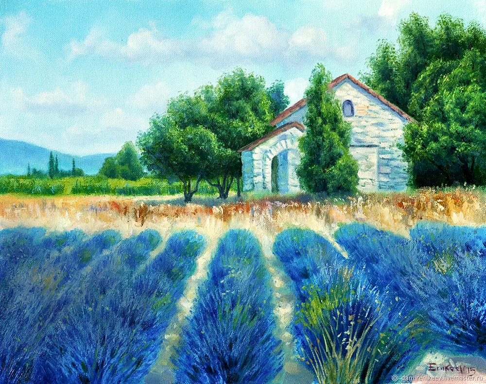 Toskana Provencal Landschaft