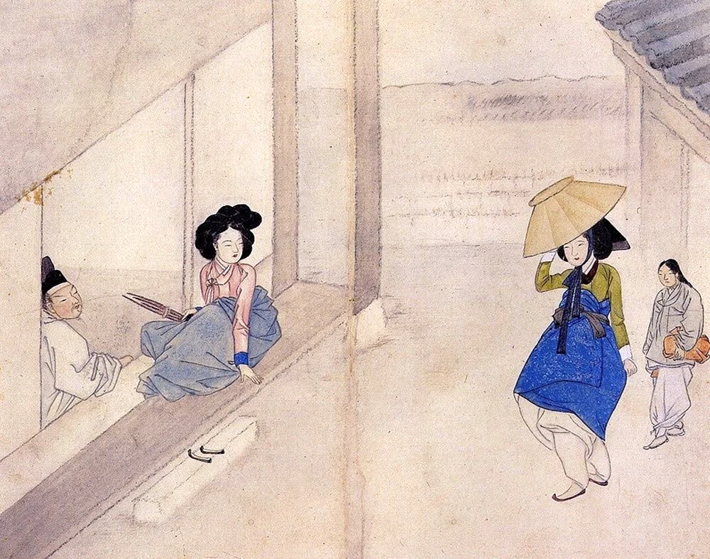 Koreanische Joseon-Katzenmalerei