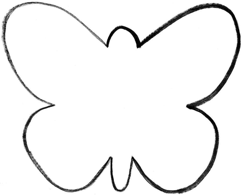 Schmetterlingsschablone zum Ausschneiden