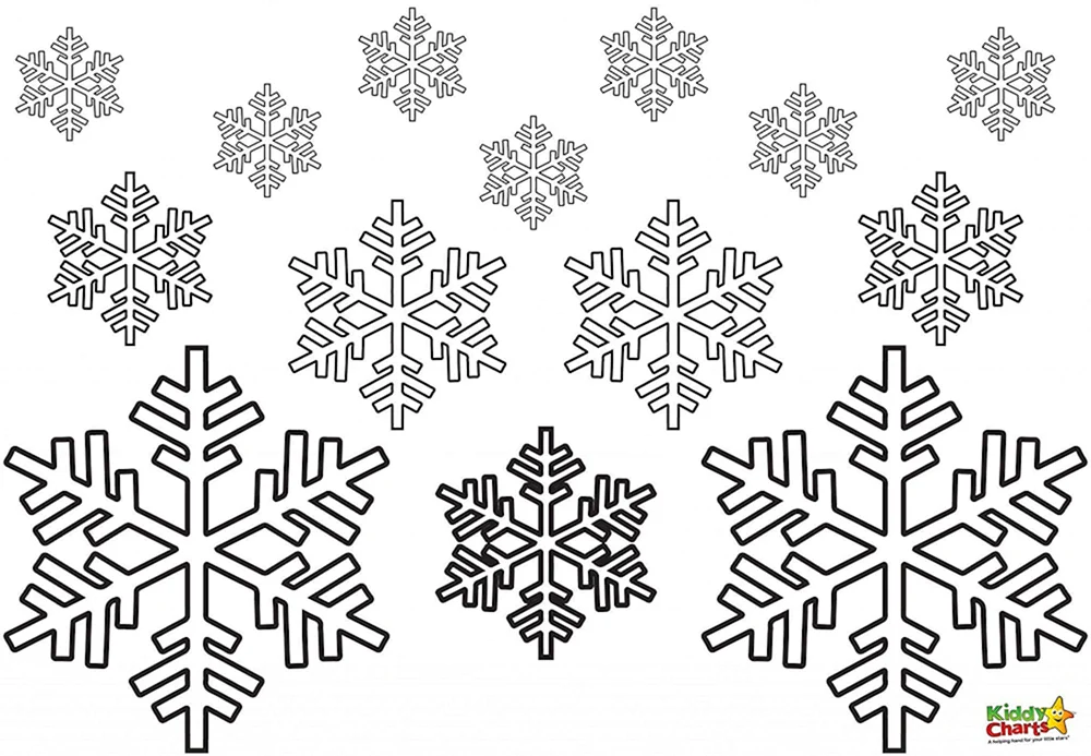 Schneeflocken zeichnen