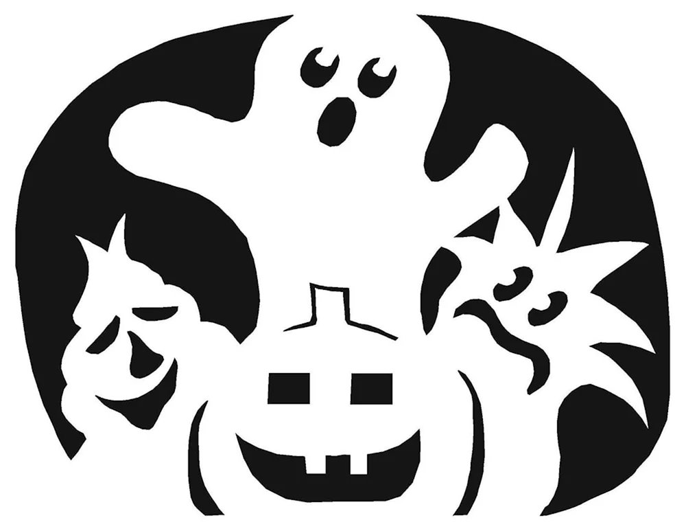 Halloween SchablonenHalloween SchablonenHalloween Kürbisschablone zum Ausschneiden