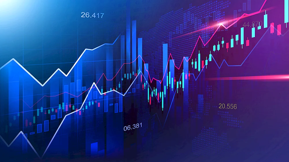 Medieval trading market market art