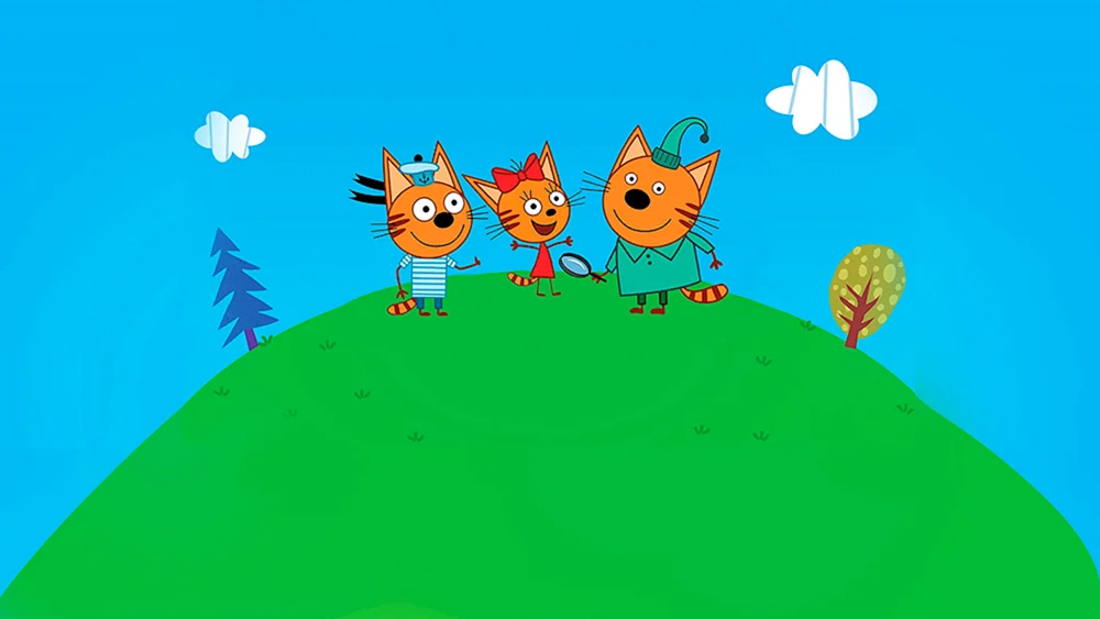Drei-Katzen-Bildschirmschoner