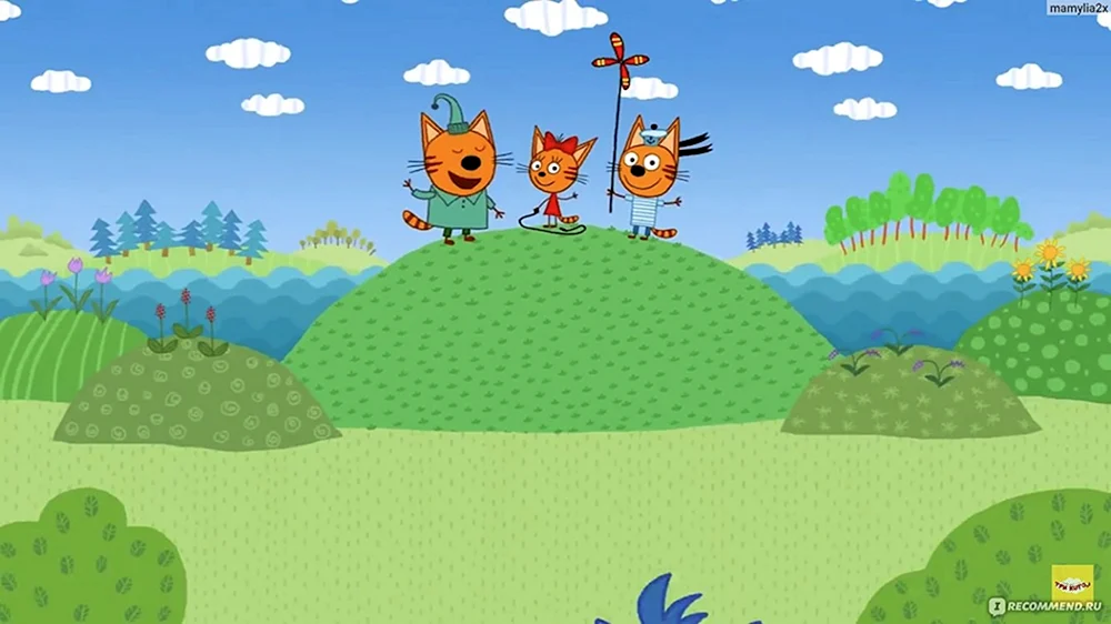 Drei-Katzen-Cartoon-Korshik