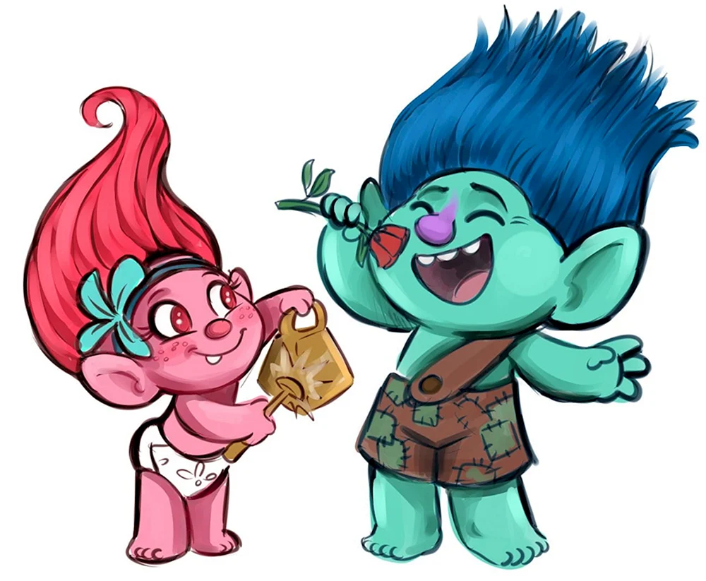 Trolls Rozochka und Tzvetan