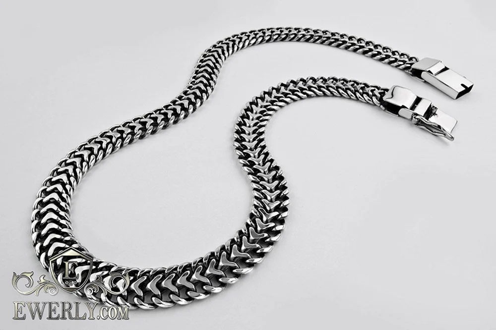 Platte Fuchsschwanz Kette