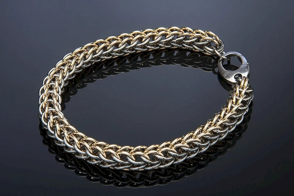 Goldene Stachelkette Gold