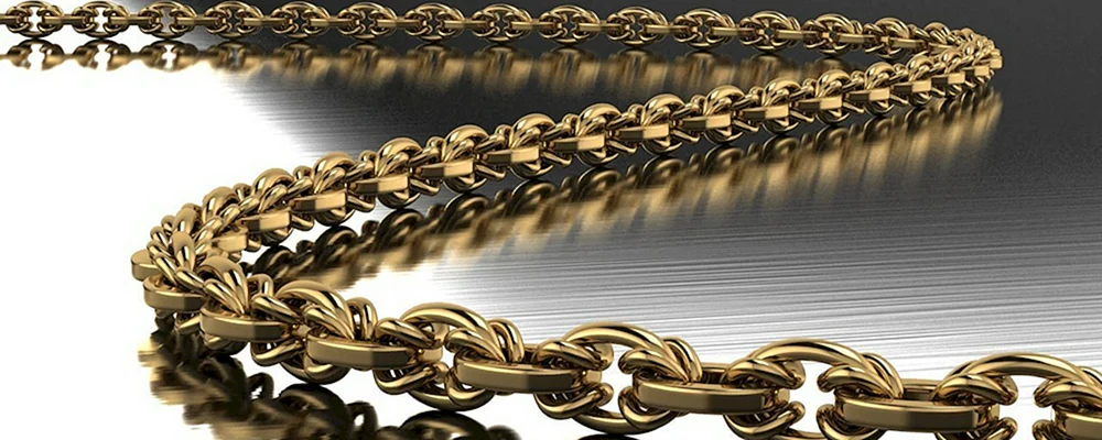 Erinnerung Stachelkette Gold