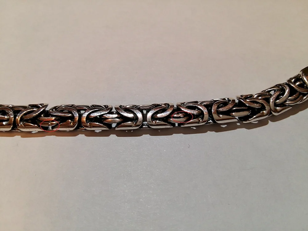 Fuchsschwanz Kette Silber Bismarck