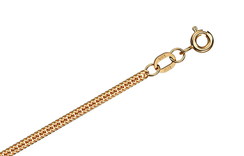 Gold krastsvetmet Kette gourmet weave
