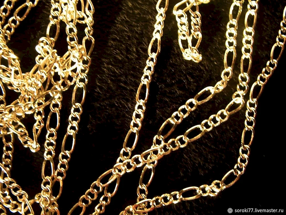 Gold Cartier Figaro Kette