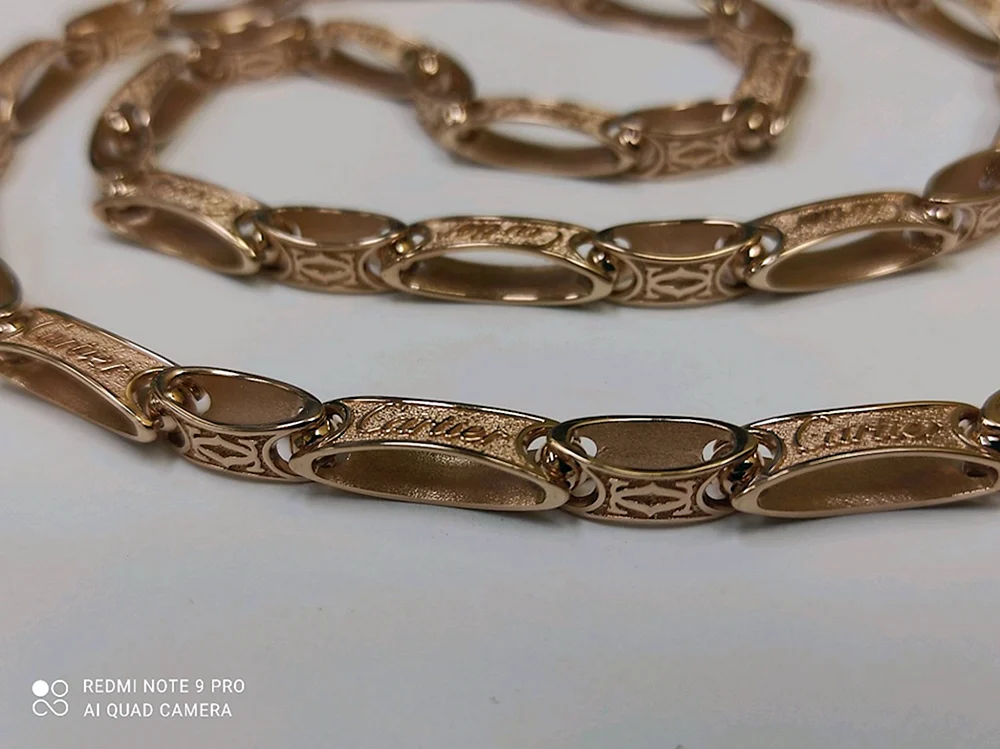 Gold Cartier Figaro Kette